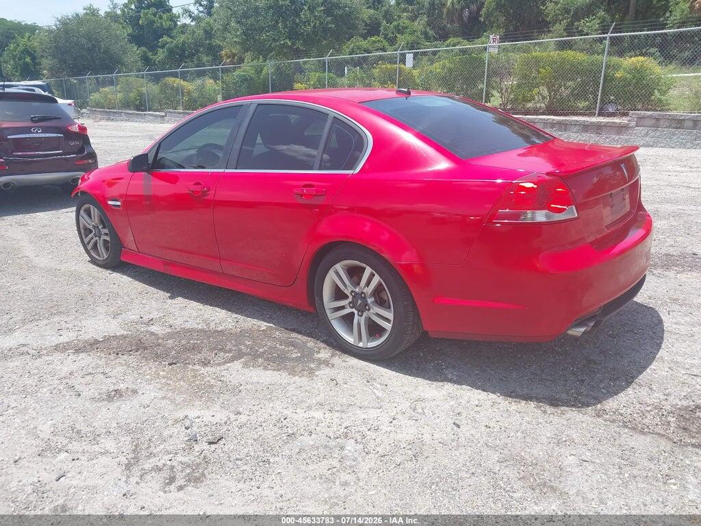 6G2ER57798L144403 2008 PONTIAC G8 photo no. 3