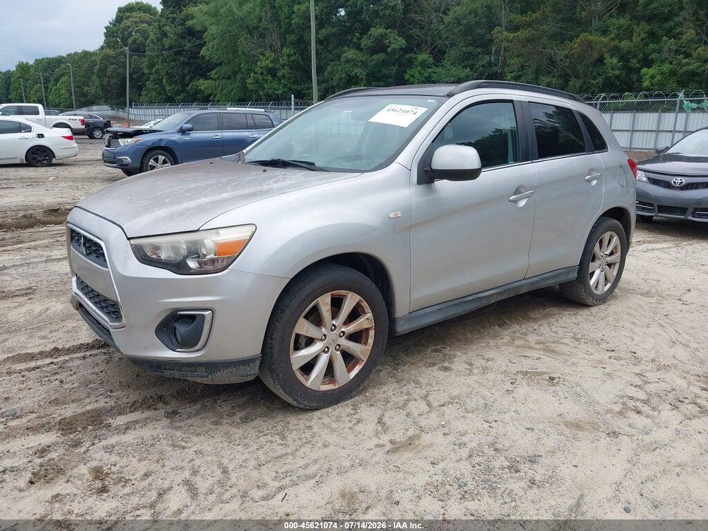 4A4AP4AU1EE001413 2014 MITSUBISHI OUTLANDER SPORT photo no. 2