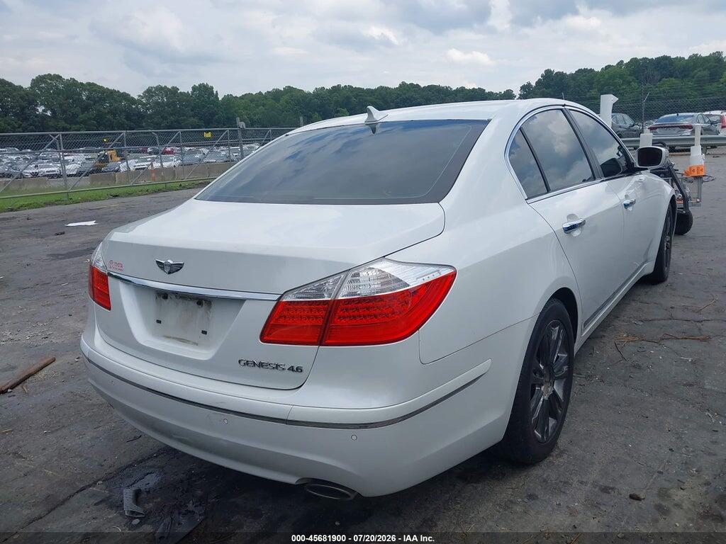KMHGC4DF8AU070282 2010 HYUNDAI GENESIS photo no. 4