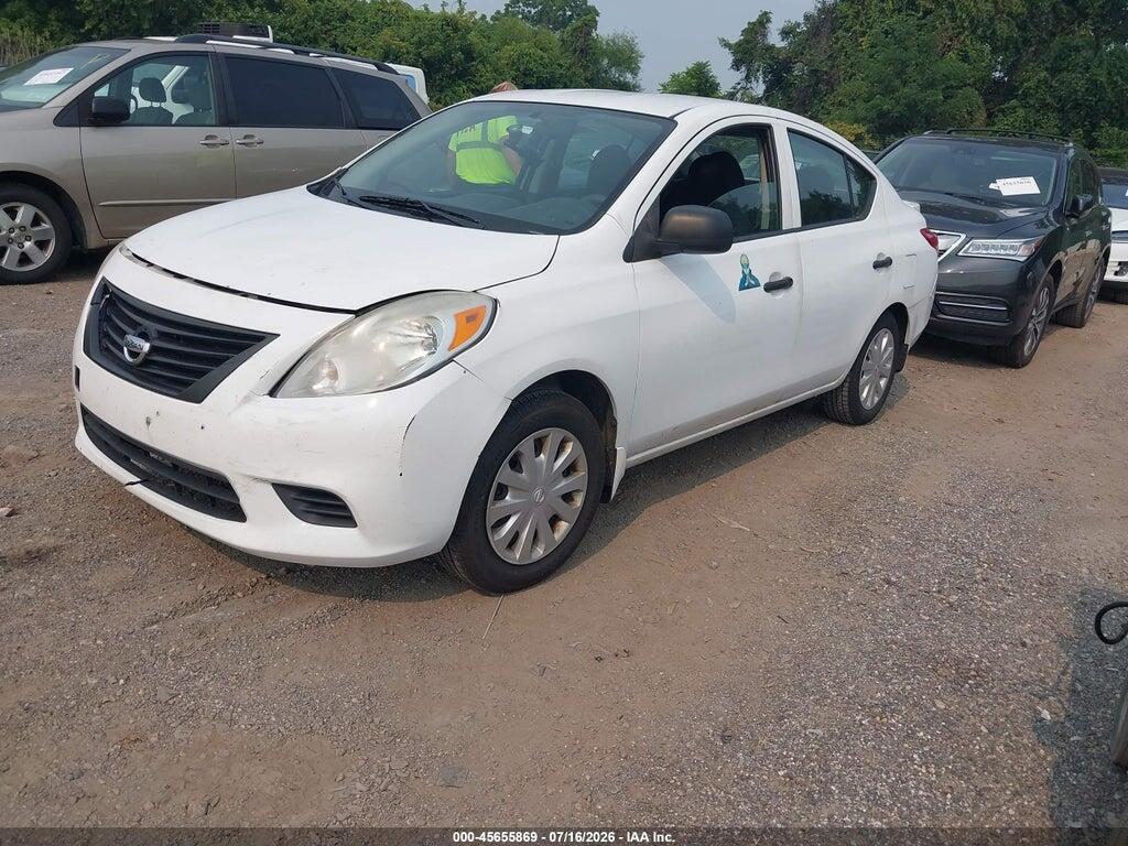 3N1CN7AP7EL832256 2014 NISSAN VERSA photo no. 2