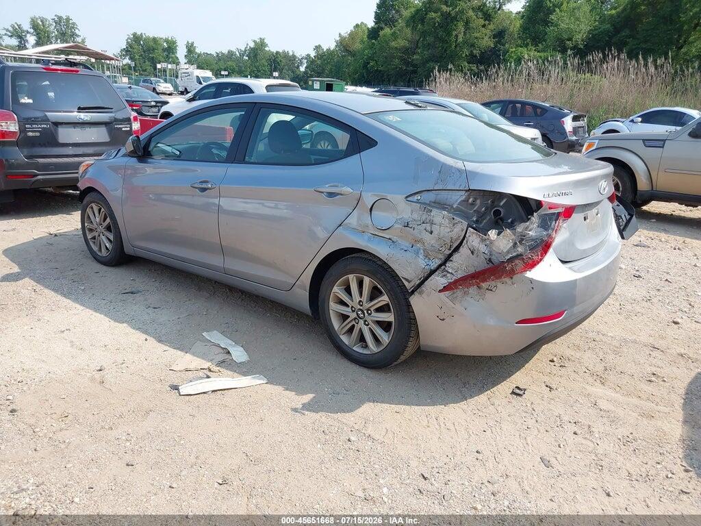 5NPDH4AE8GH681436 2016 HYUNDAI ELANTRA photo no. 3