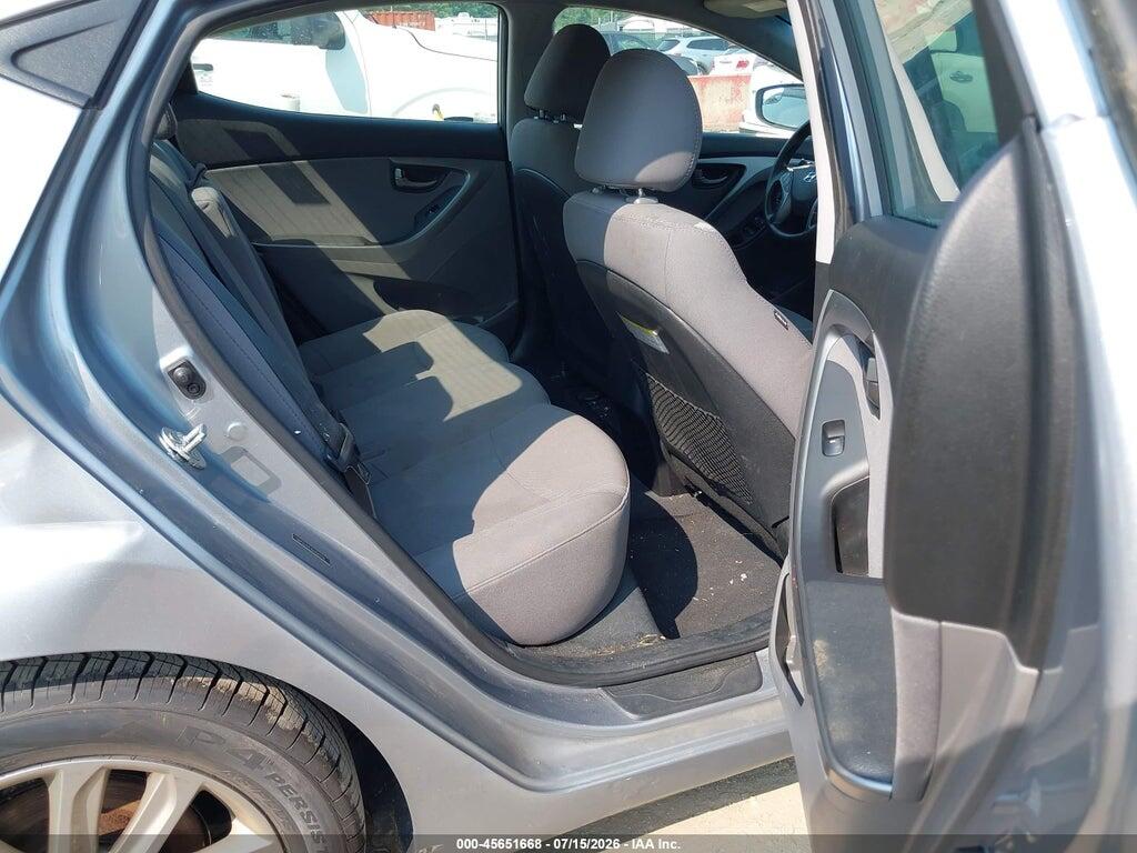 5NPDH4AE8GH681436 2016 HYUNDAI ELANTRA photo no. 8