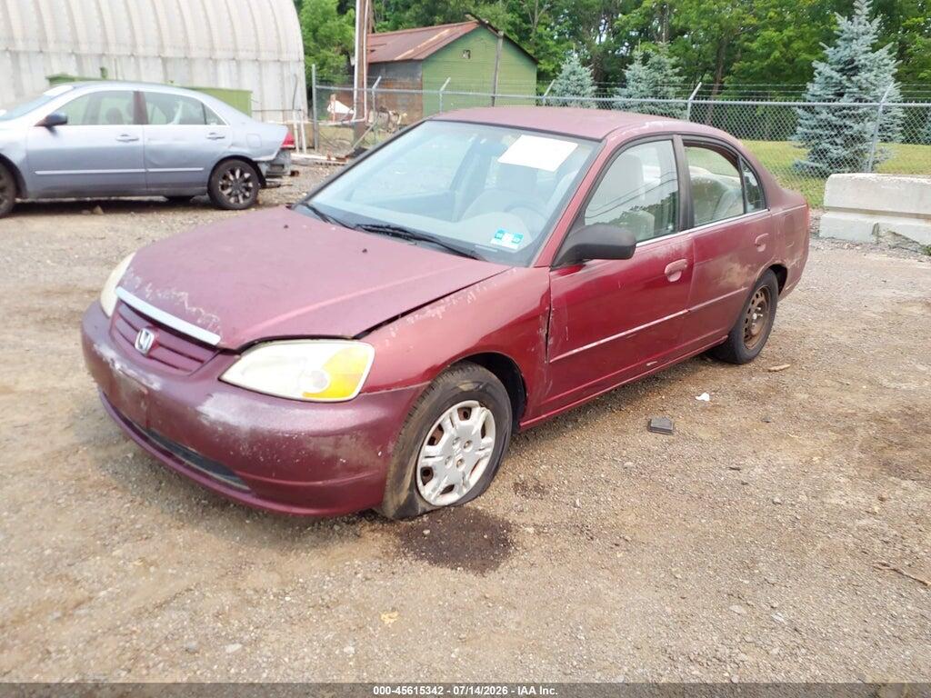 2HGES16552H526035 2002 HONDA CIVIC photo no. 2