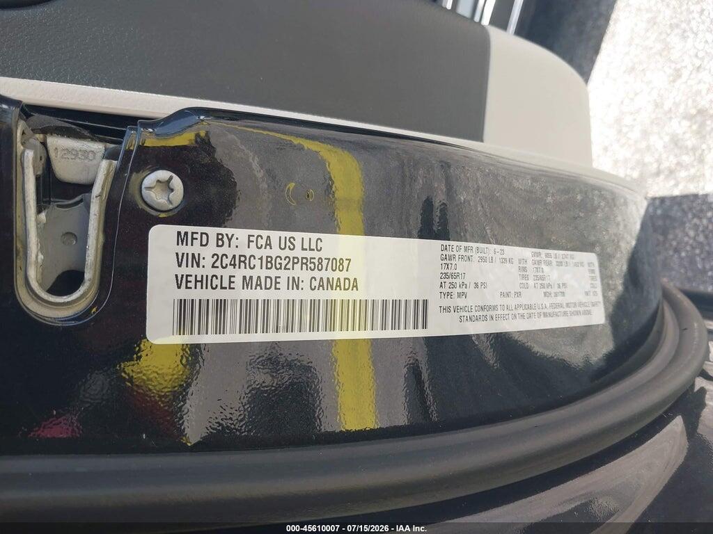 2C4RC1BG2PR587087 2023 CHRYSLER PACIFICA photo no. 9