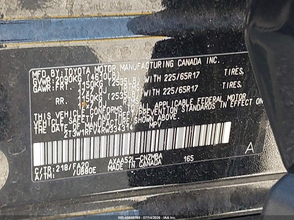 2T3W1RFV4RW334314 2024 TOYOTA RAV4 photo no. 9