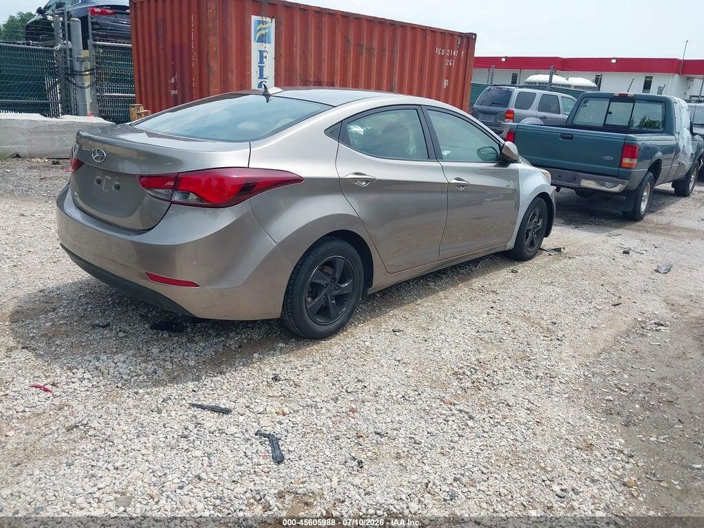 5NPDH4AE0EH529146 2014 HYUNDAI ELANTRA photo no. 4