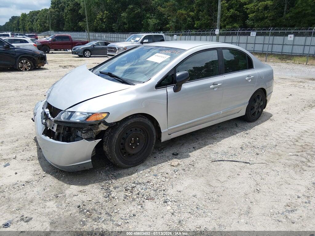 1HGFA16558L044779 2008 HONDA CIVIC photo no. 2