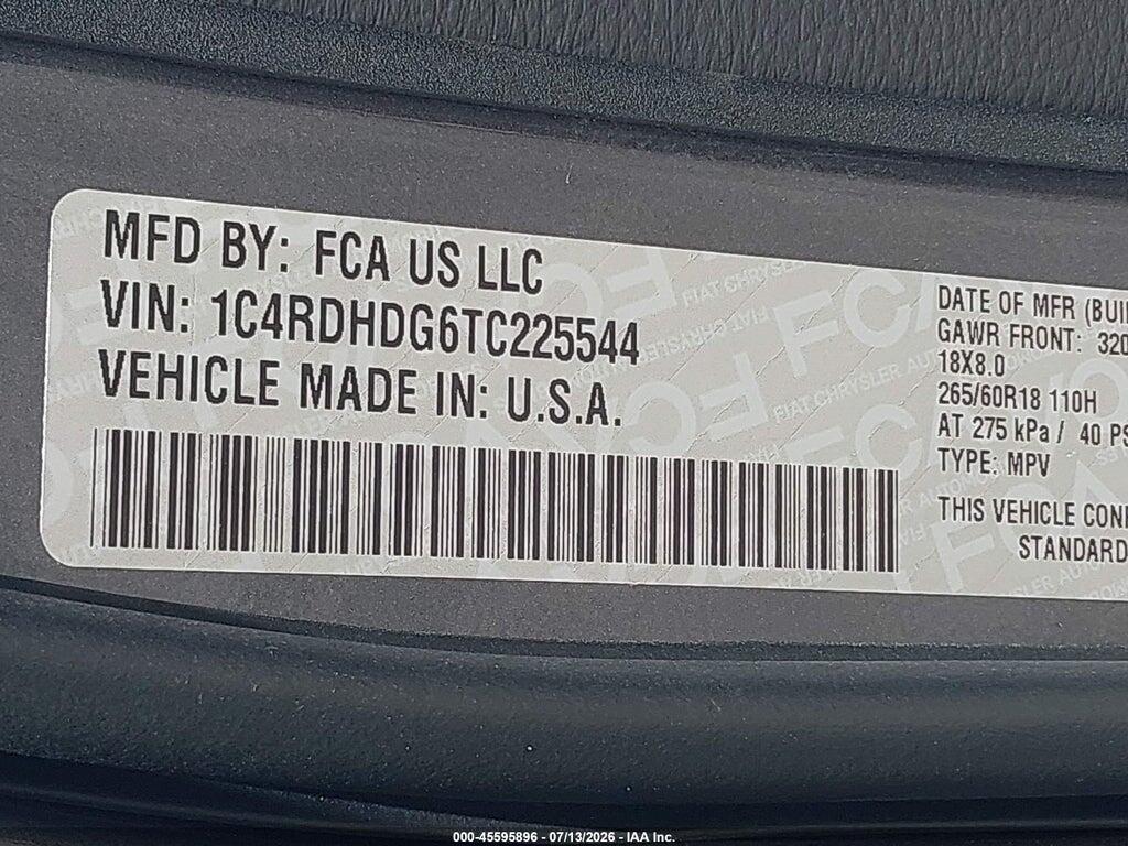 1C4RDHDG6TC225544 2026 DODGE DURANGO photo no. 9
