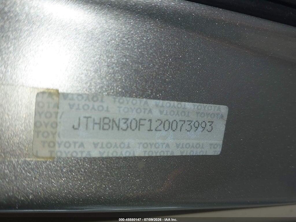 JTHBN30F120073993 2002 LEXUS LS 430 photo no. 9