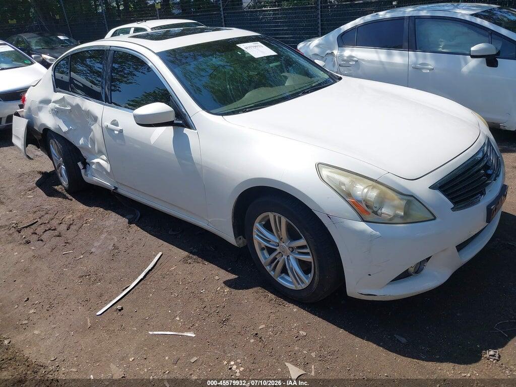 JN1DV6AR2CM860520 2012 INFINITI G25X photo no. 1