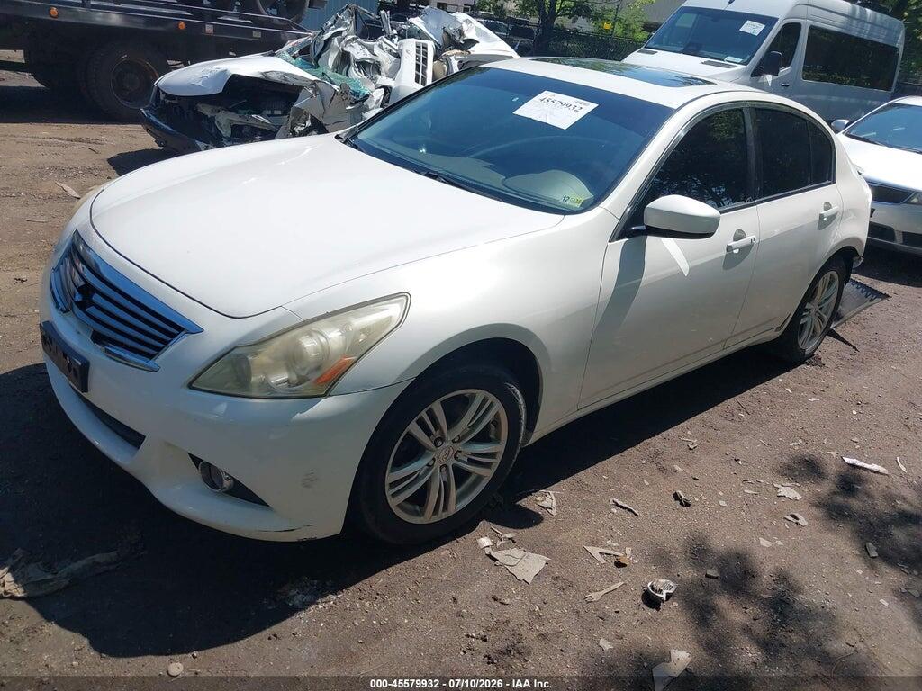 JN1DV6AR2CM860520 2012 INFINITI G25X photo no. 2