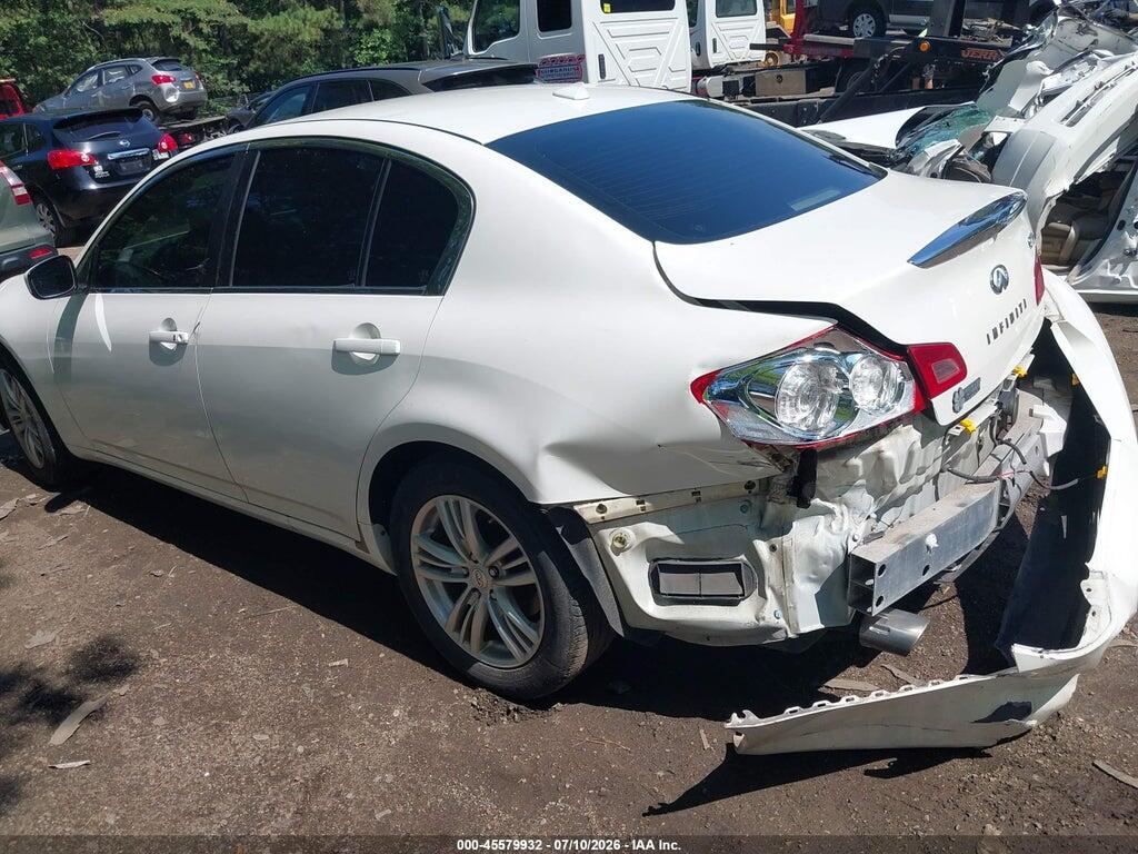 JN1DV6AR2CM860520 2012 INFINITI G25X photo no. 3