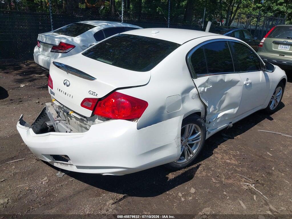 JN1DV6AR2CM860520 2012 INFINITI G25X photo no. 4