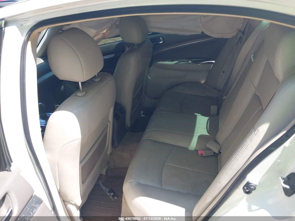 JN1DV6AR2CM860520 2012 INFINITI G25X photo no. 8