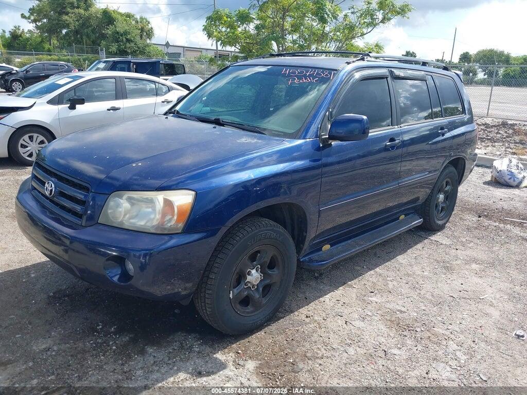 JTEGD21A260134552 2006 TOYOTA HIGHLANDER photo no. 2