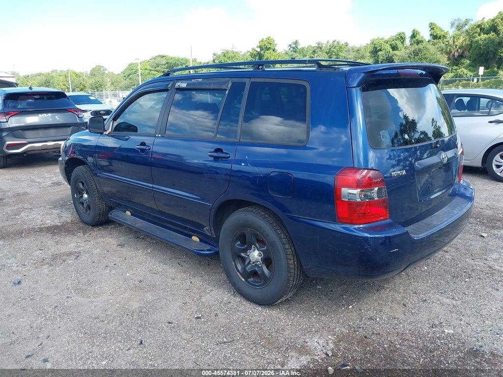 JTEGD21A260134552 2006 TOYOTA HIGHLANDER photo no. 3