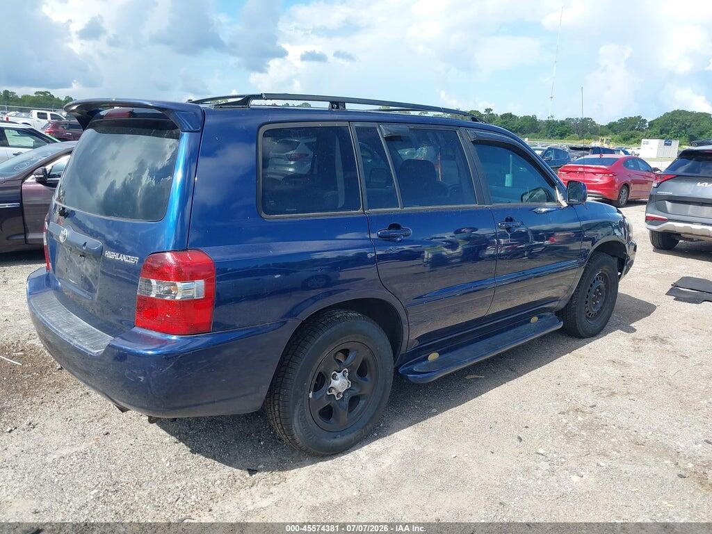 JTEGD21A260134552 2006 TOYOTA HIGHLANDER photo no. 4