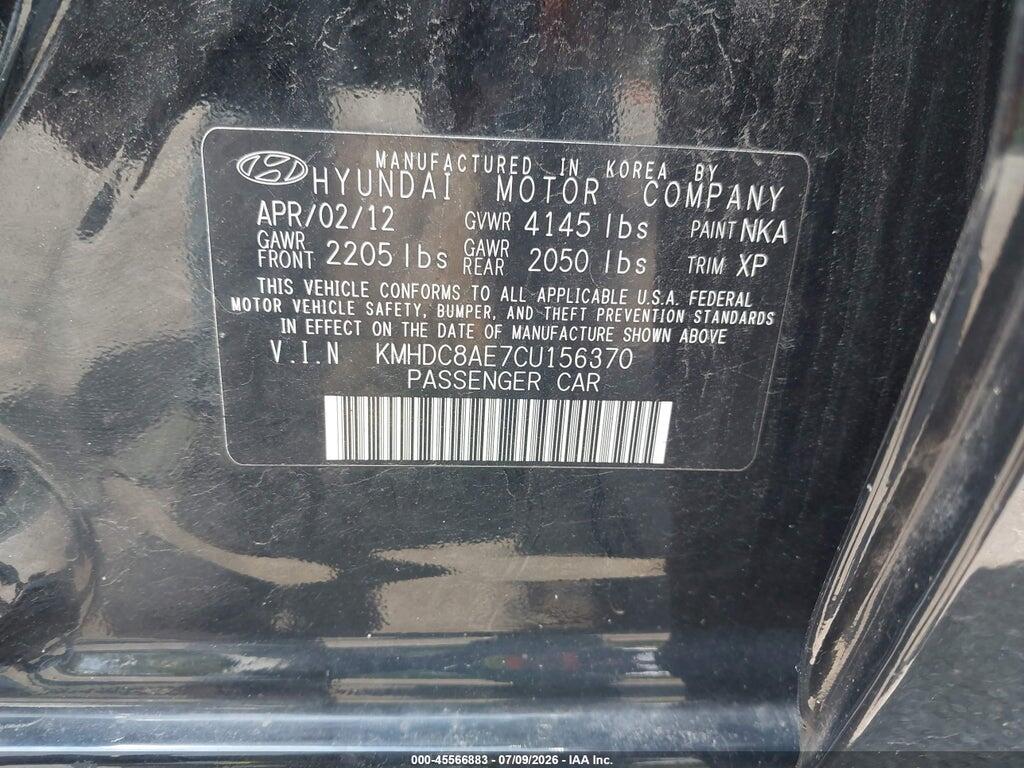 KMHDC8AE7CU156370 2012 HYUNDAI ELANTRA TOURING photo no. 9