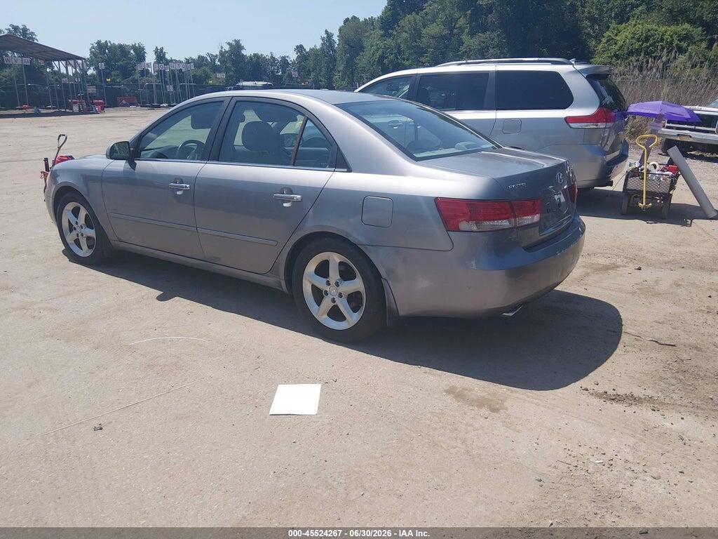5NPEU46F16H037289 2006 HYUNDAI SONATA photo no. 3