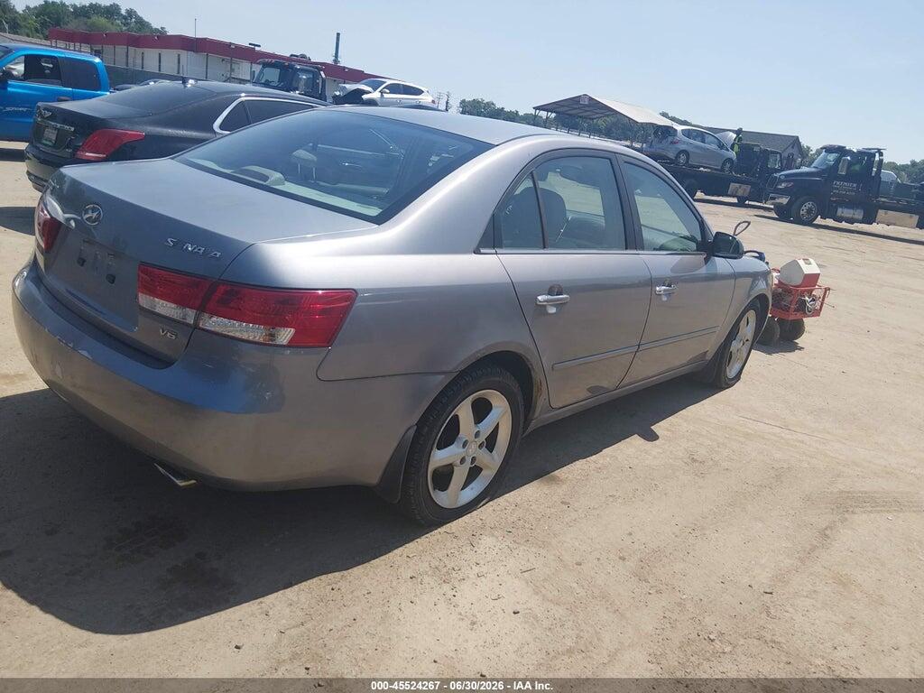 5NPEU46F16H037289 2006 HYUNDAI SONATA photo no. 4