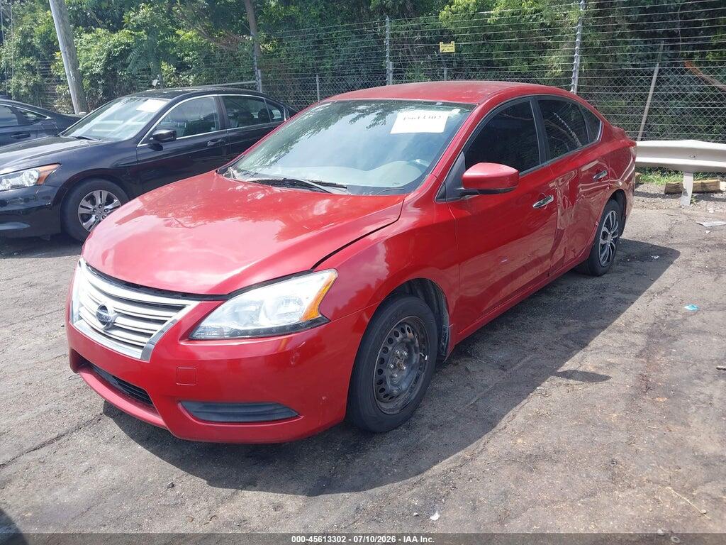3N1AB7AP7EL678258 2014 NISSAN SENTRA photo no. 2