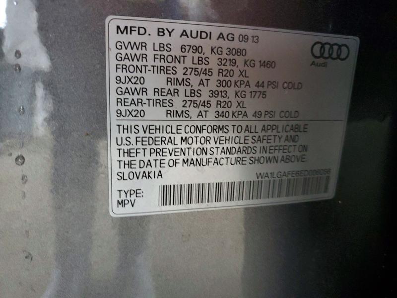 2014 AUDI Q7 PREMIUM PLUS — Фото 13 из 13