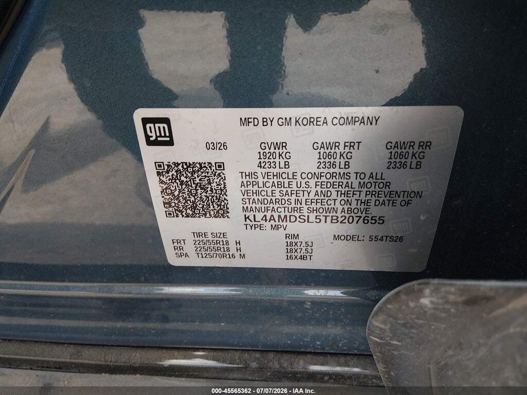 KL4AMDSL5TB207655 2026 BUICK ENCORE GX photo no. 9
