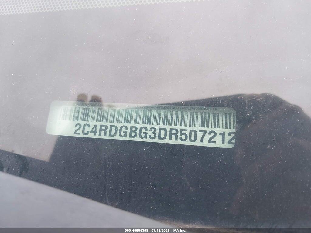 2C4RDGBG3DR507212 2013 DODGE GRAND CARAVAN photo no. 9