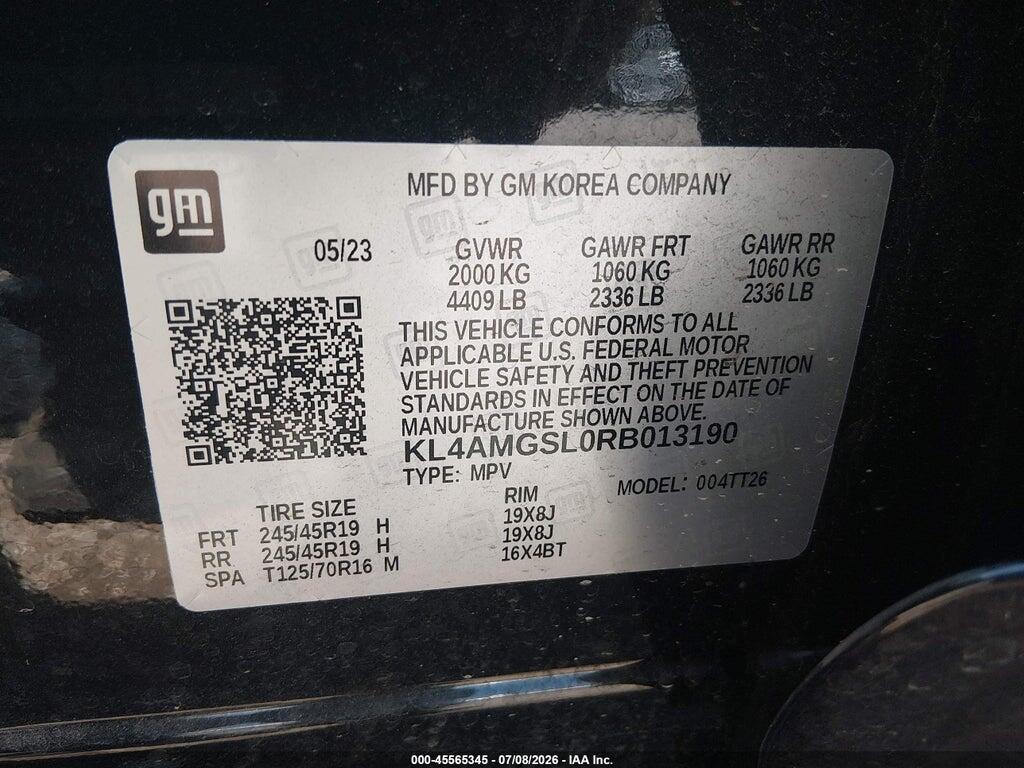 KL4AMGSL0RB013190 2024 BUICK ENCORE GX photo no. 9