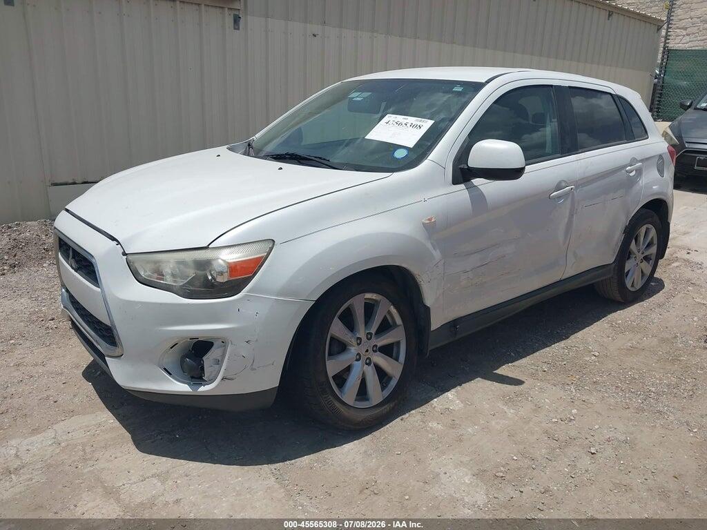 4A4AP3AU3EE019745 2014 MITSUBISHI OUTLANDER SPORT photo no. 2