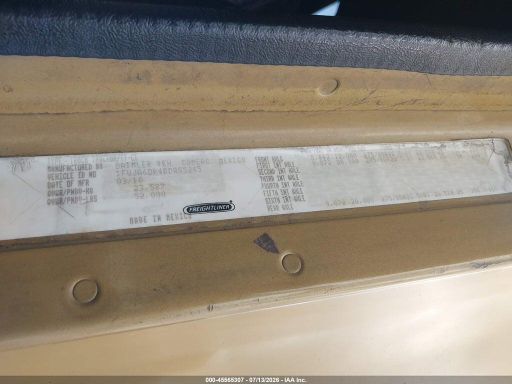 1FUJA6DR4BDAS5245 2011 FREIGHTLINER CONVENTIONAL photo no. 8