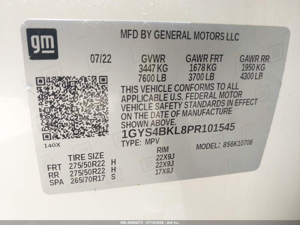 1GYS4BKL8PR101545 2023 CADILLAC ESCALADE photo no. 9