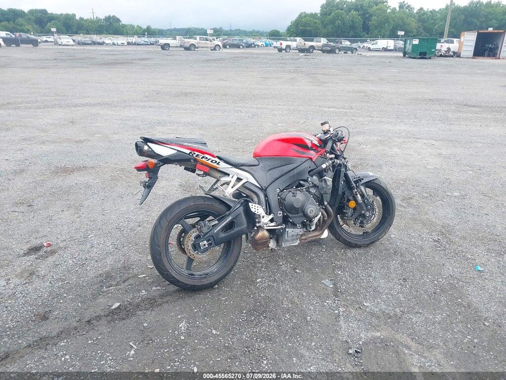 JH2PC40089K203353 2009 HONDA CBR600 photo no. 4