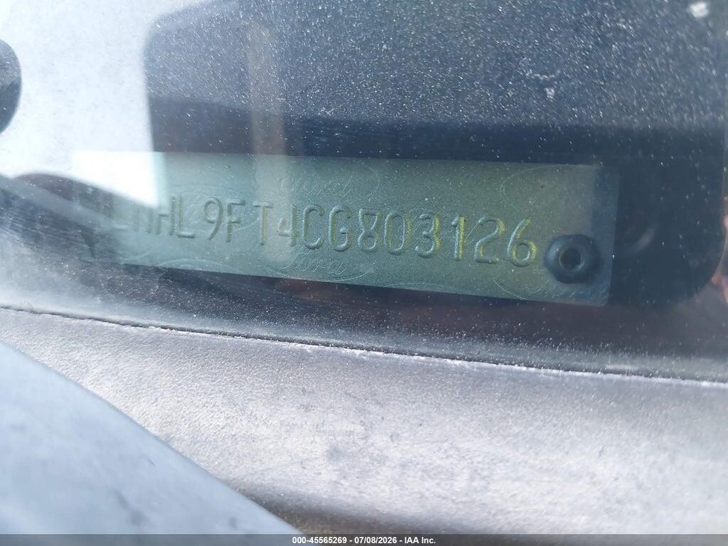 1LNHL9FT4CG803126 2012 LINCOLN MKS photo no. 9