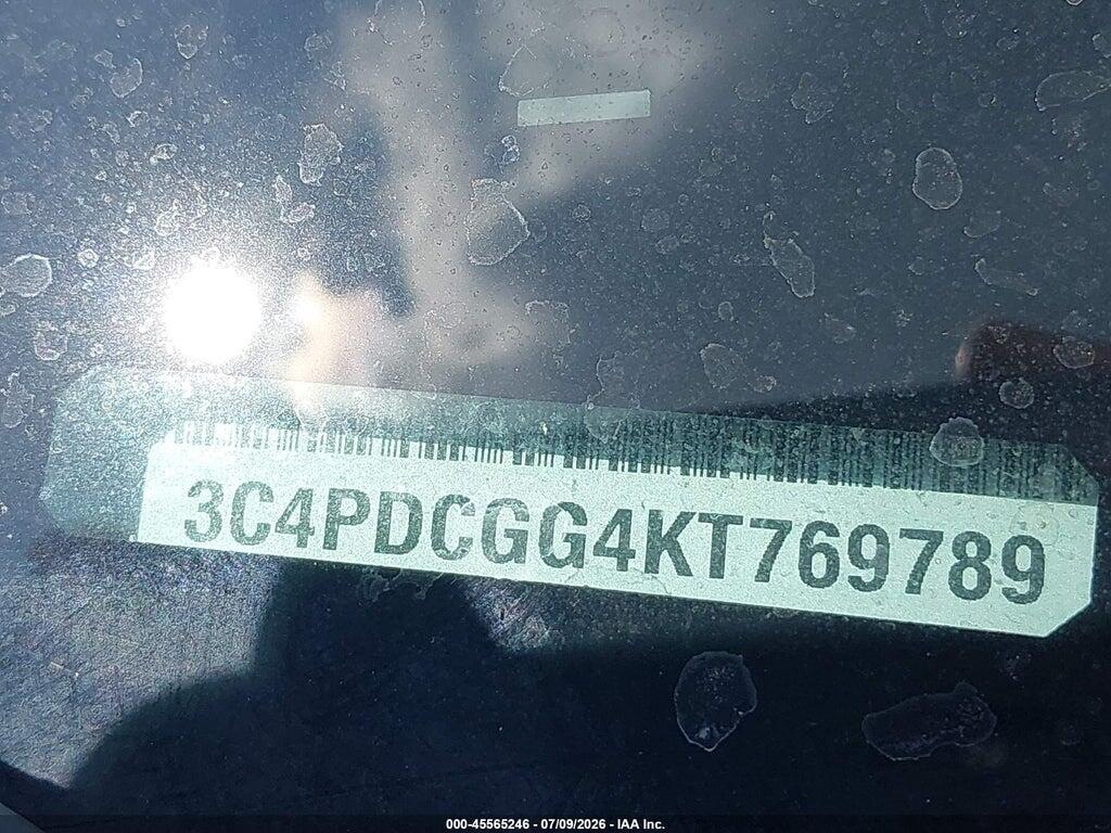 3C4PDCGG4KT769789 2019 DODGE JOURNEY photo no. 9