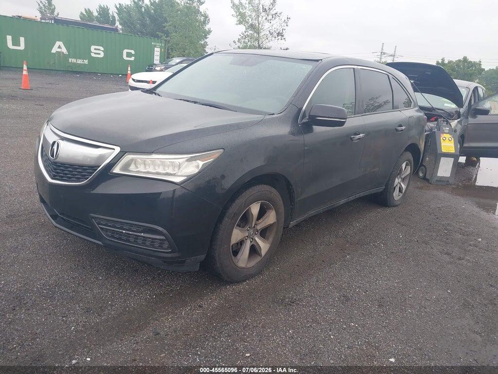 5FRYD4H25FB026848 2015 ACURA MDX photo no. 2