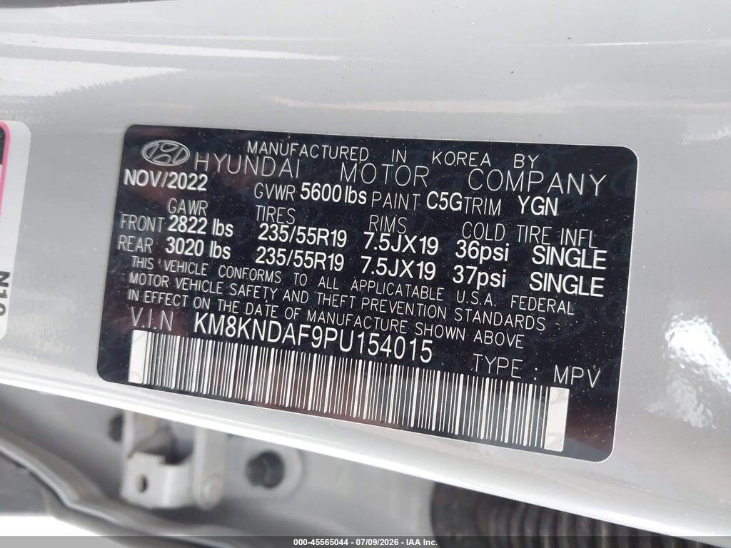 KM8KNDAF9PU154015 2023 HYUNDAI IONIQ 5 photo no. 9