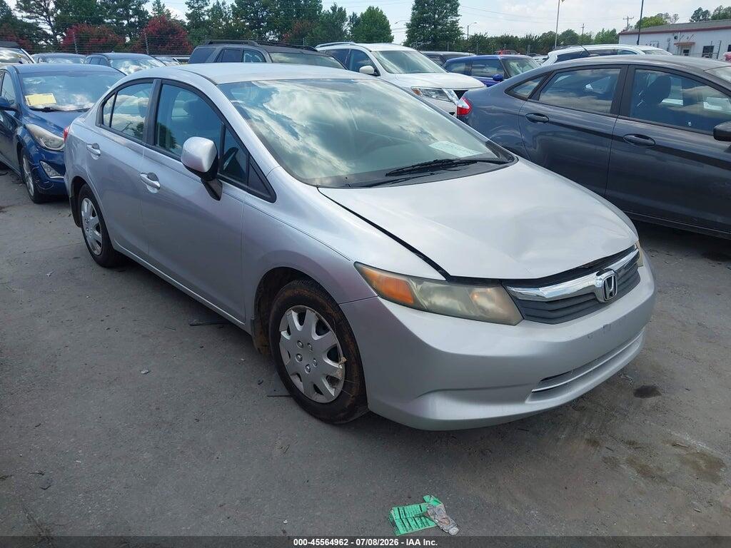 19XFB2F51CE065275 2012 HONDA CIVIC photo no. 1