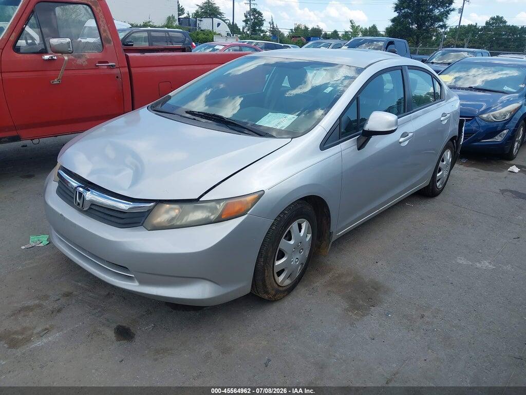 19XFB2F51CE065275 2012 HONDA CIVIC photo no. 2