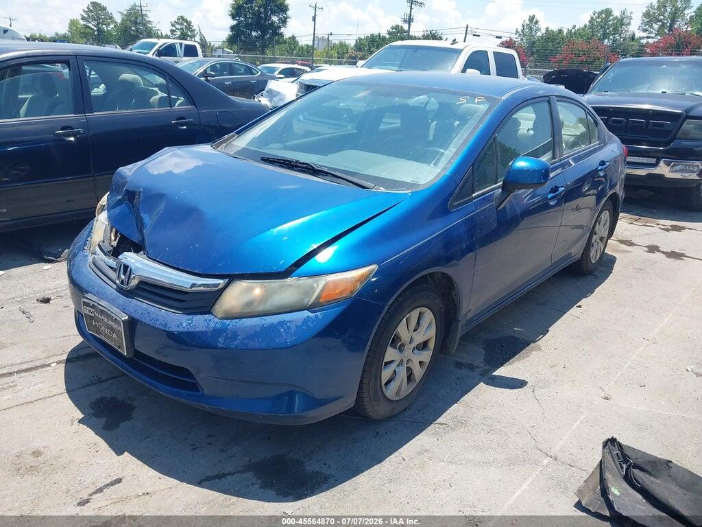 2HGFB2F55CH502281 2012 HONDA CIVIC photo no. 2