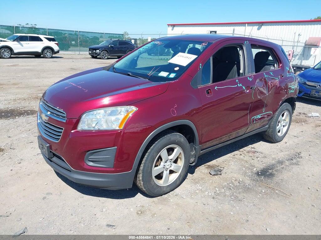 3GNCJNSBXGL254115 2016 CHEVROLET TRAX photo no. 2