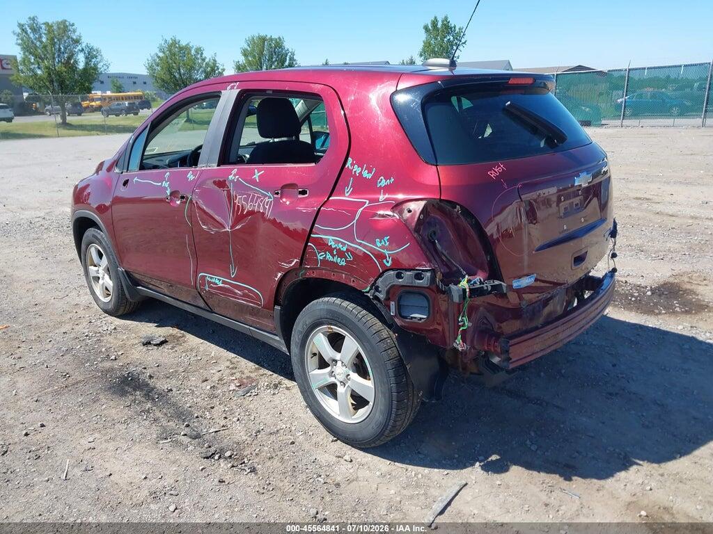 3GNCJNSBXGL254115 2016 CHEVROLET TRAX photo no. 3
