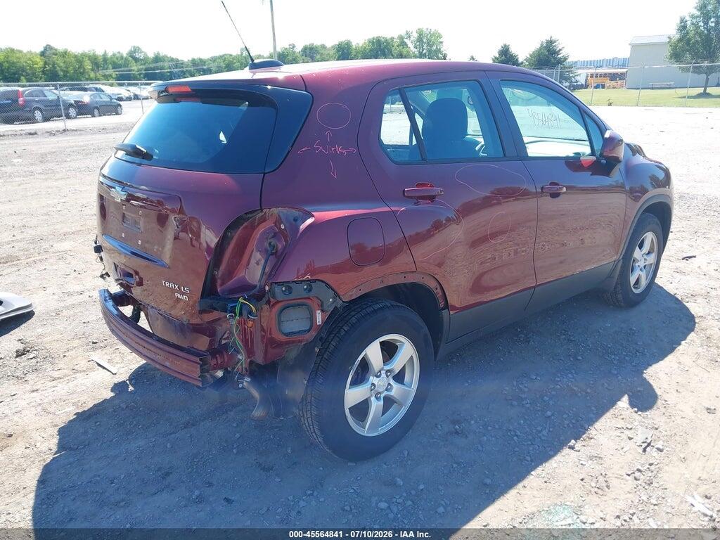3GNCJNSBXGL254115 2016 CHEVROLET TRAX photo no. 4