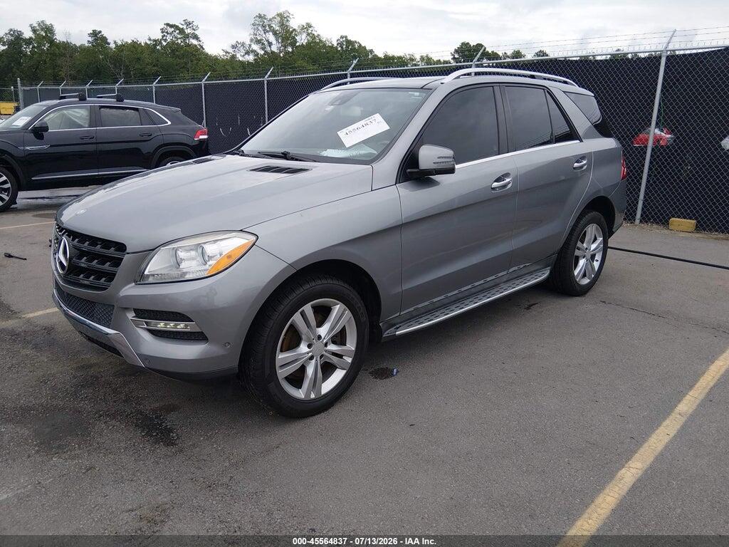 4JGDA5JB0EA390168 2014 MERCEDES-BENZ ML 350 photo no. 2