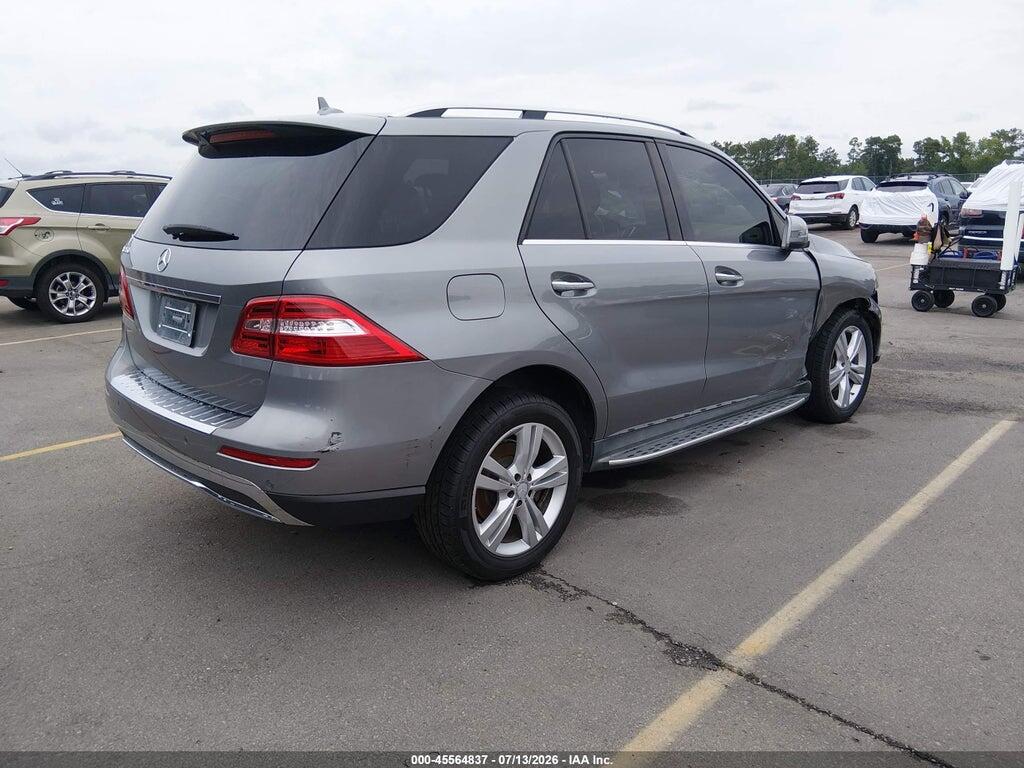 4JGDA5JB0EA390168 2014 MERCEDES-BENZ ML 350 photo no. 4