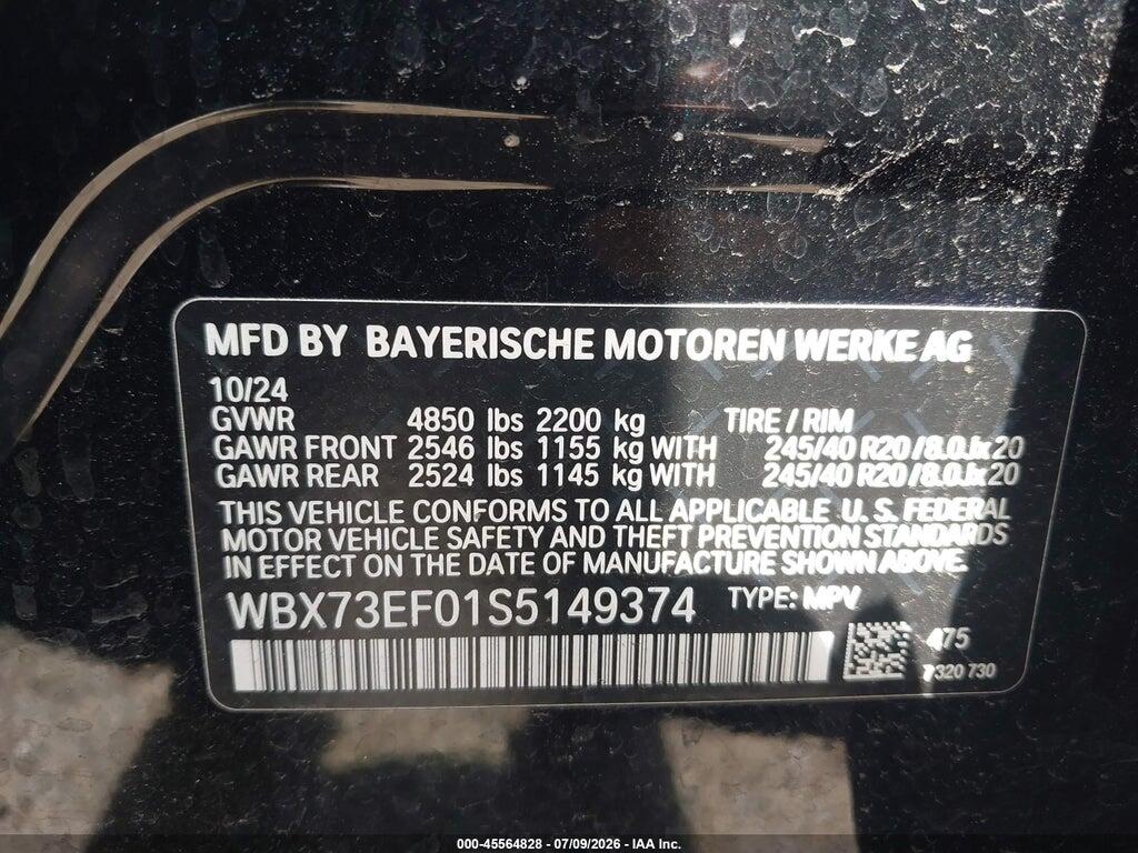 WBX73EF01S5149374 2025 BMW X1 photo no. 9