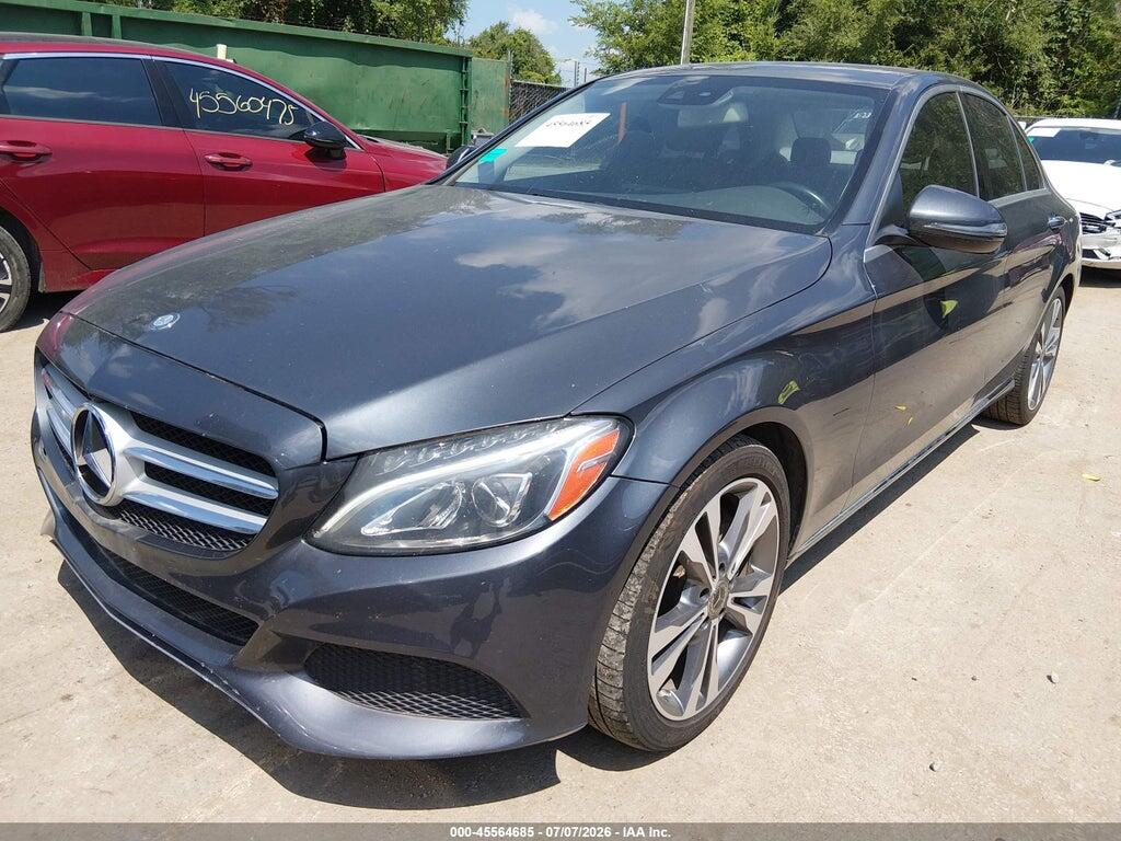 55SWF4JB3GU154437 2016 MERCEDES-BENZ C 300 photo no. 2