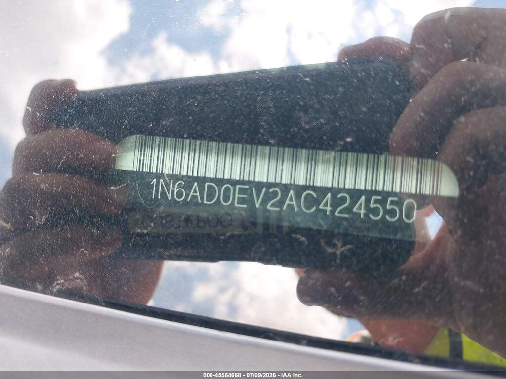1N6AD0EV2AC424550 2010 NISSAN FRONTIER photo no. 9