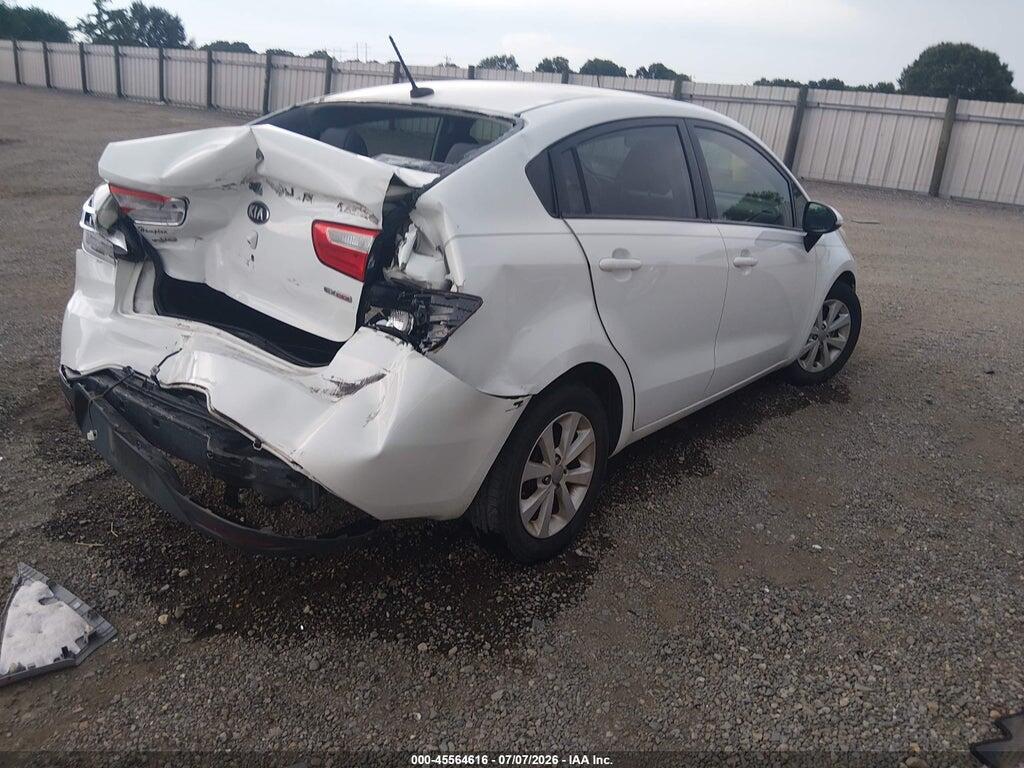 KNADN4A39D6225438 2013 KIA RIO photo no. 4
