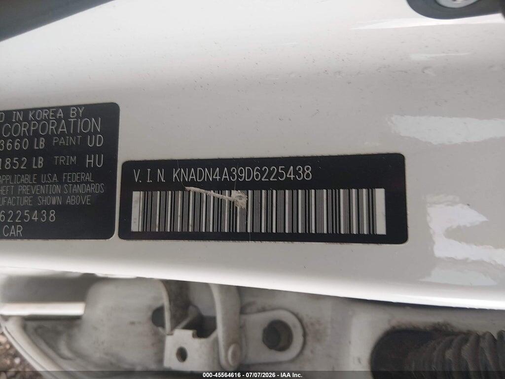 KNADN4A39D6225438 2013 KIA RIO photo no. 9